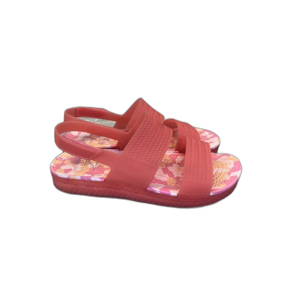 Reef Water Vista Womens Size 9 Beach Sandals Marbled Camo Pink PVC Free - Picture 2 of 10